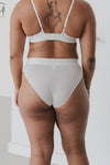 BASERANGE Stretch Flared Briefs UNEL Collection Ribbed Cotton Portugal BAS-UNEL-BL-000-UNDYED